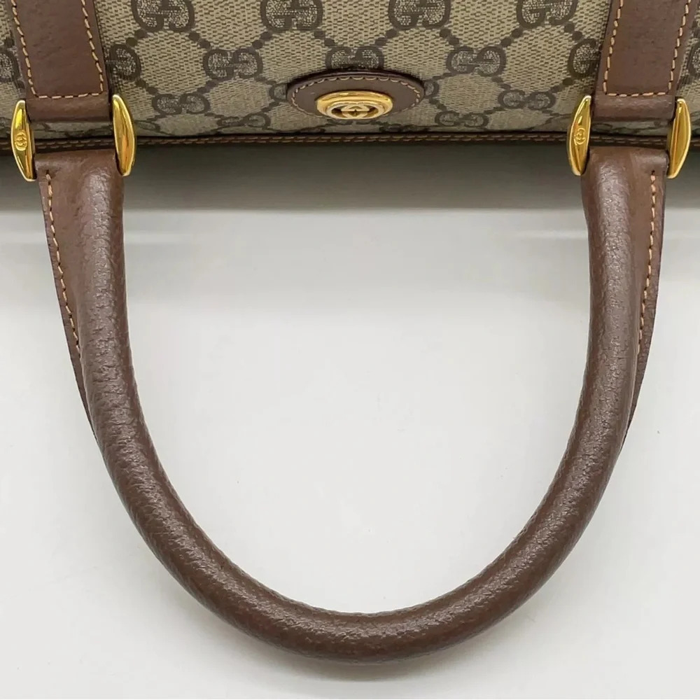 Authentic GUCCI GG Supreme Boston Bag - Picture 9 of 13